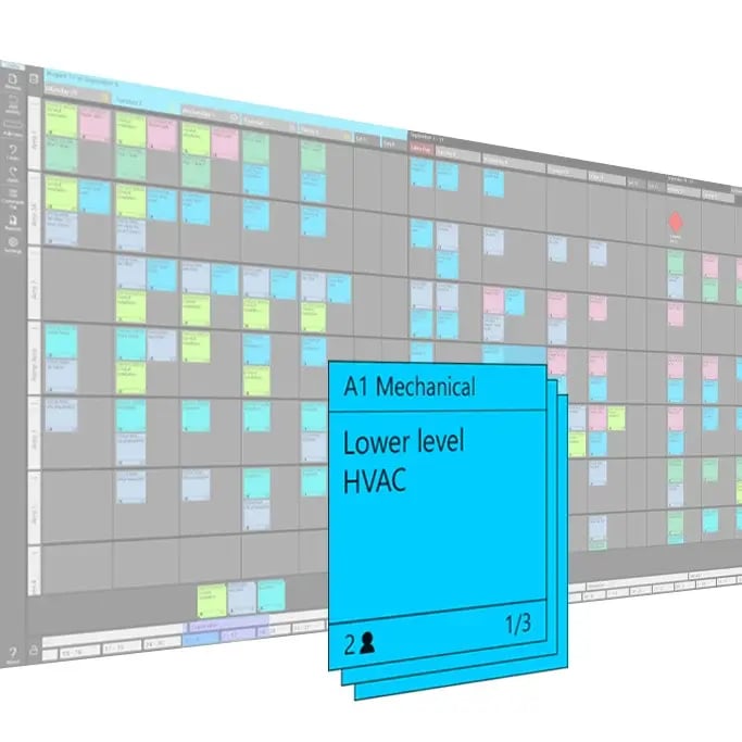 Drag and drop cards in Nialli Visual Planner