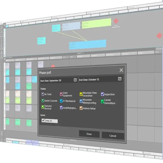 Plan ahead with phase pulls in Nialli Visual Planner