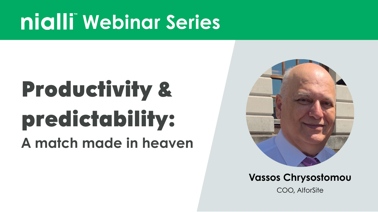 Productivity and predictability webinar