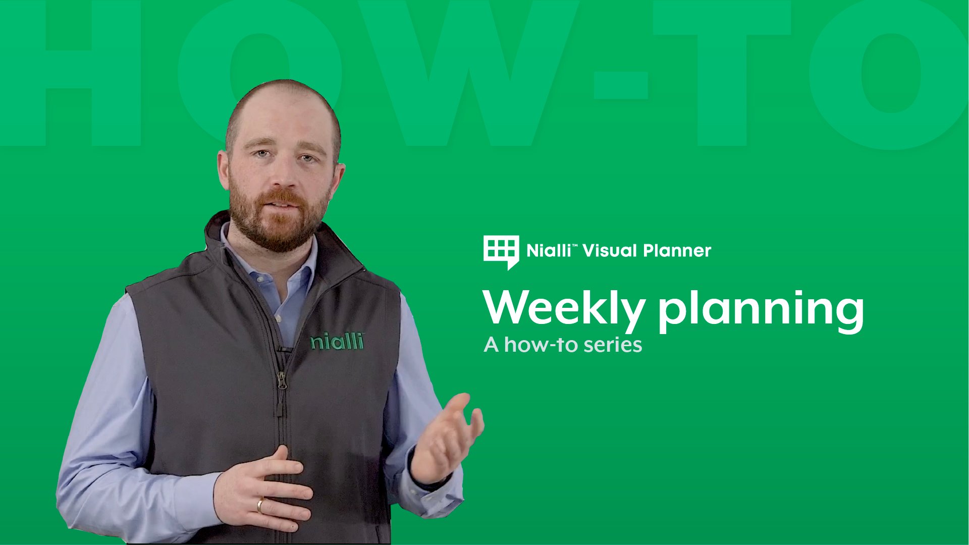 Nialli - how-to video - weekly planning.