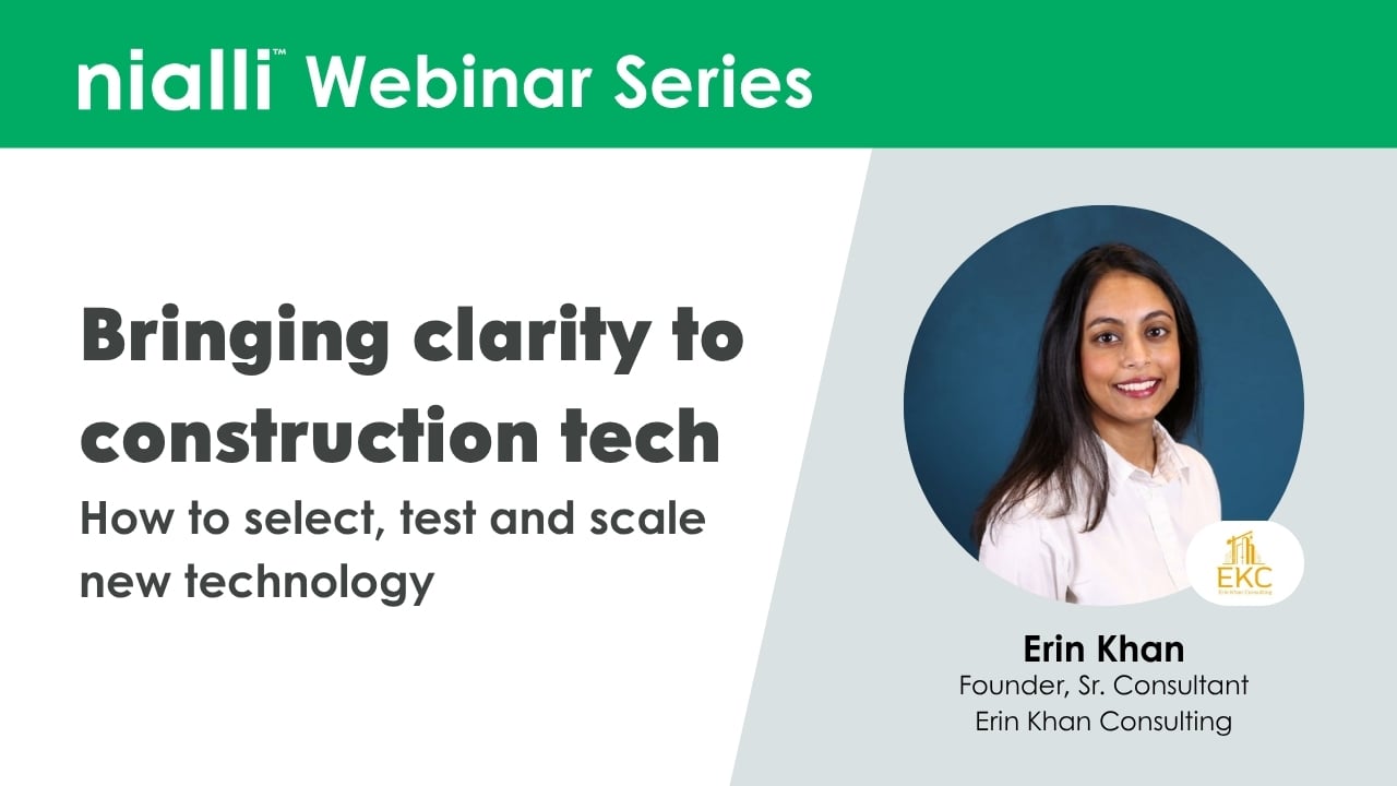 Nialli webinar series - bringing clarity to construction tech - Erin Khan - Jan 2026.