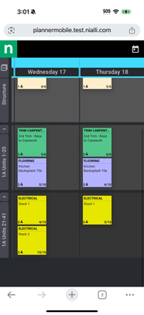 Mobile view - Dec 17 release