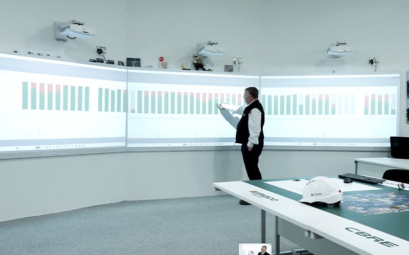 Steve Hawthorne, Director of Operations at Mace using Nialli Visual Planner