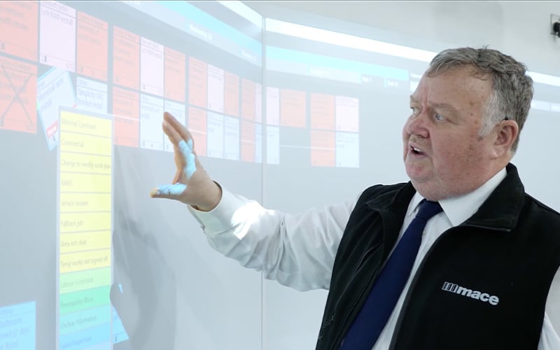 Steve Hawthorne, Director of Operations at Mace using Nialli Visual Planner