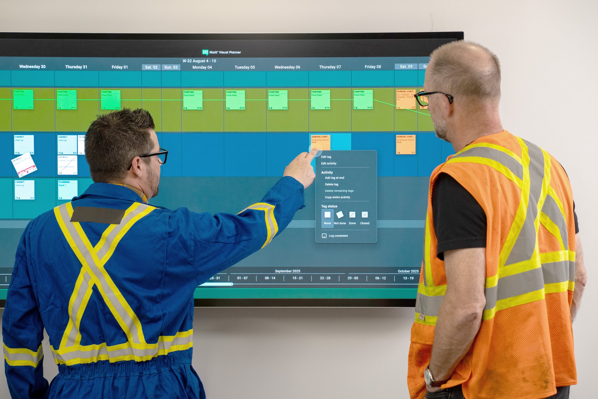 Users collaborate with Nialli Visual Planner