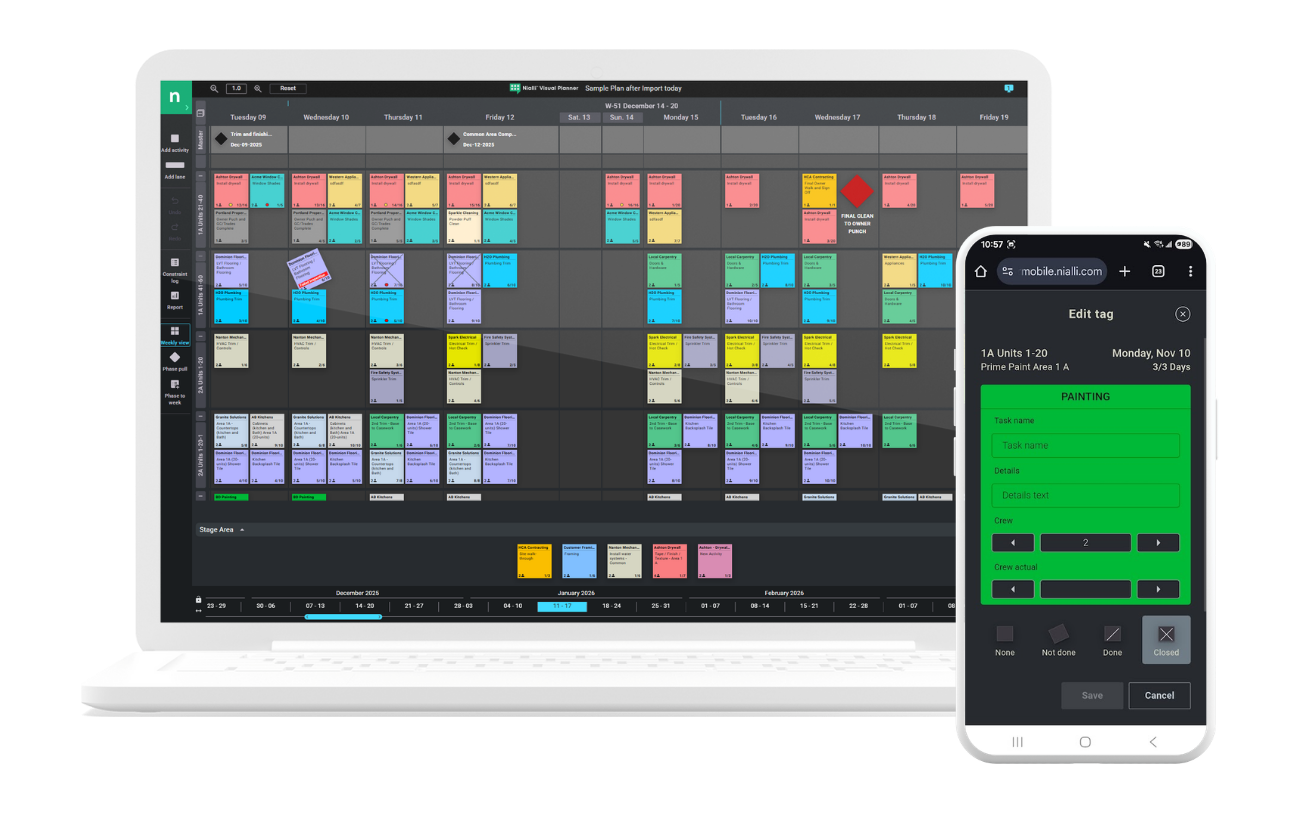 Nialli desktop and mobile application