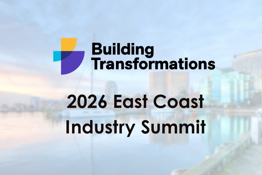 Building transformations - East coast summit - logo card.