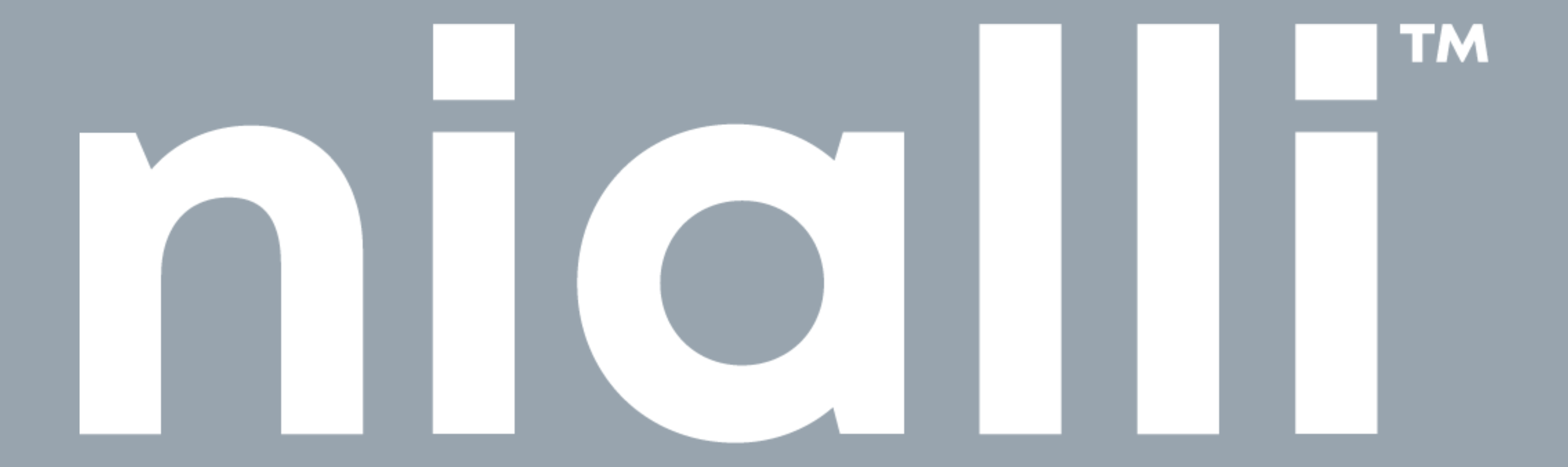 Nialli white logo
