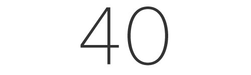 40 points of touch per dual system
